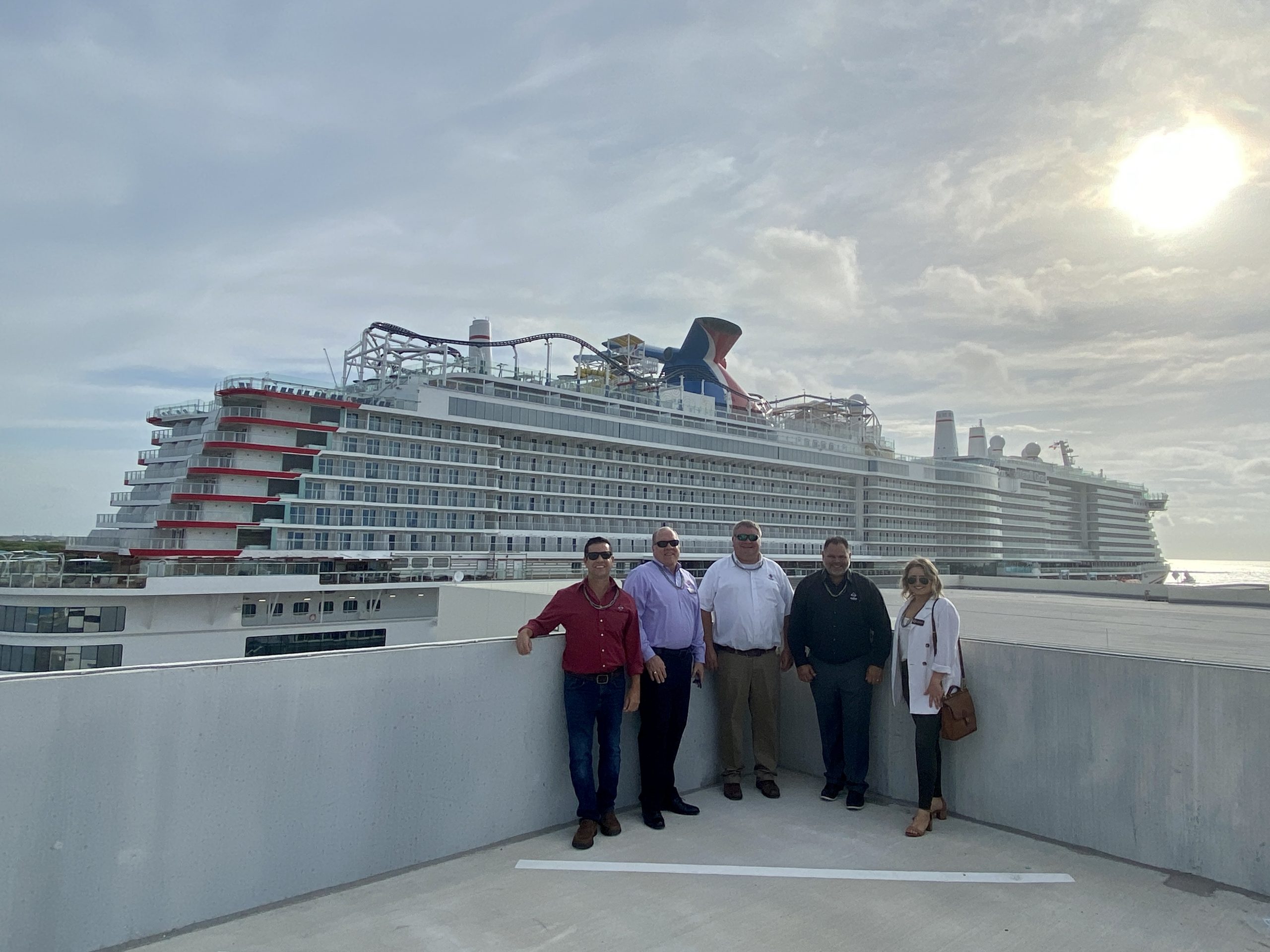RUSH Marine Team at Mardi Gras Ship in Port Canaveral