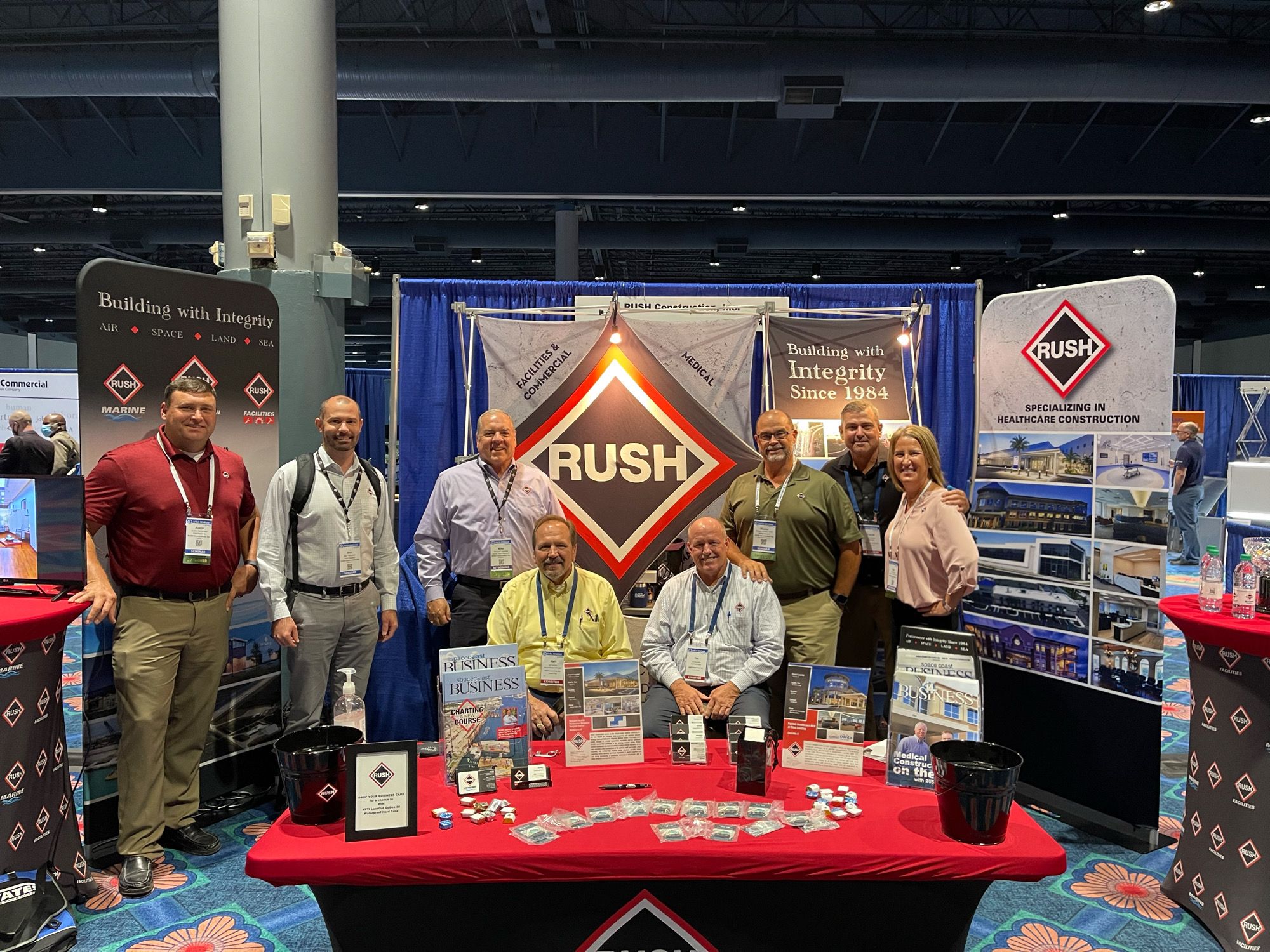 The RUSH team exhibiting at Agency for Health Care Administration Seminar 2021