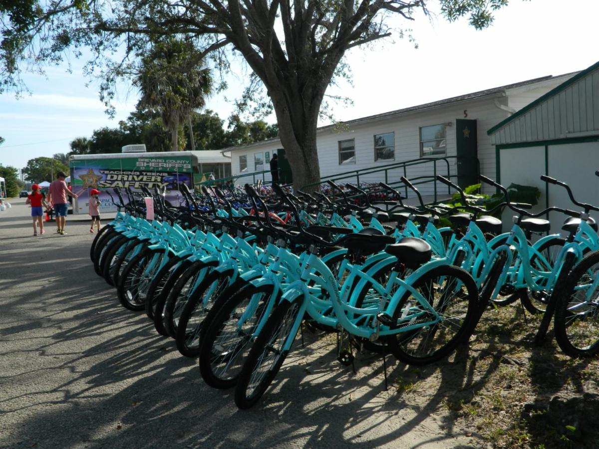 Bikes from ABC lined up for Handlebars for the Holidays 2022